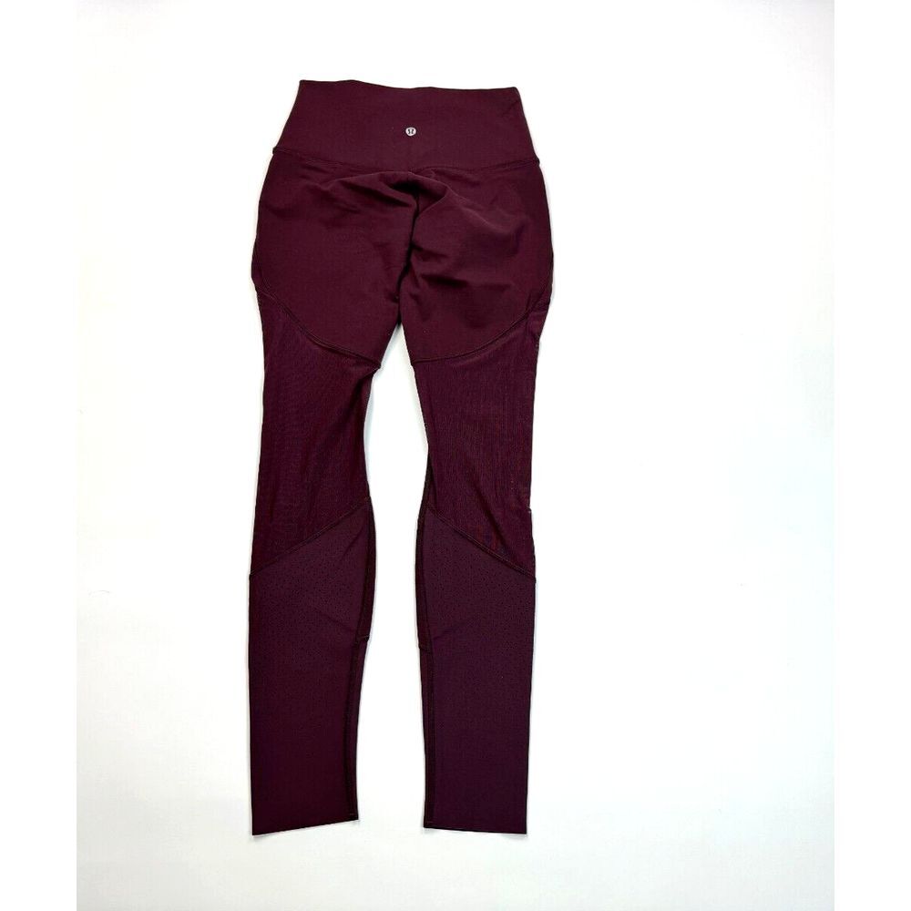 Lululemon Wunder Under High-Rise Tight Women 6? Mesh Laser Cut Leggings Yoga Gym